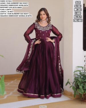 Shop Classic Pure Burberry Silk Heavy Sequence Embroidery Readmit Less Gowns