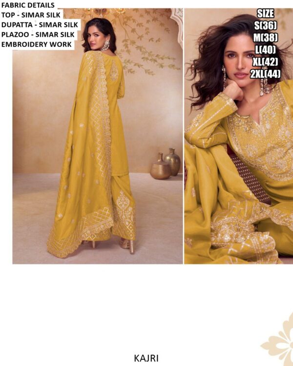 Kajri's Simar Silk Beautiful Embroidery Work Readymade Salwar Suit Catalogue - Ethnicrang