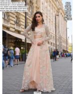 French Crepe Silk Stylish Designer Wedding Wear Indo-Westerns (Blouse Dhoti And Jacket Full Catalogue)