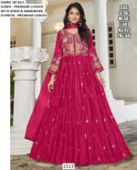 Authentic Styles With Premium Quality Designer Readymade Gown With Dupatta For Womens