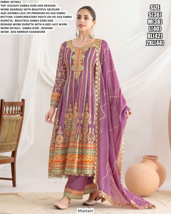 Presenting New Arrival Premium Silk Exclusive Wedding And Party Wear Anarkali Readymade Suits