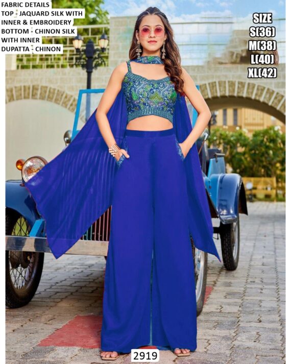 We Are Launching Ready To Wear Premium Quality Trendy Indo-western Collection