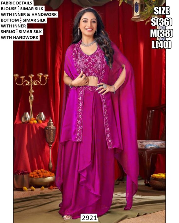 We Are Launching Ready To Wear Premium Quality Trendy Indo-western Collection