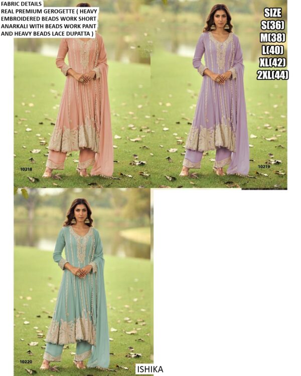 Radiate Elegance In Weddings With This Real Premium Georgette Anarkali Salwar Suits