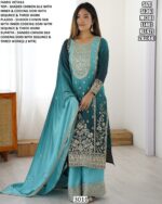 Double Shaded Full-Stitched Heavy Designer Chinon Silk Pakistani Salwar Kameez Suits
