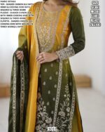 Double Shaded Full-Stitched Heavy Designer Chinon Silk Pakistani Salwar Kameez Suits