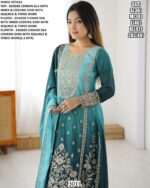 Double Shaded Full-Stitched Heavy Designer Chinon Silk Pakistani Salwar Kameez Suits