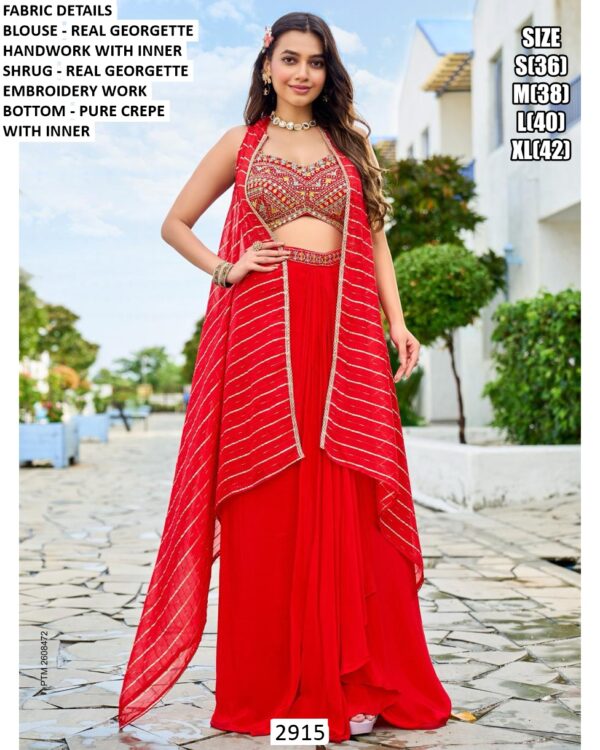 Upgrade Your Wedding Look With Our Luxury Designer Indo-western Sets — Premium Fabric And Irresistible Style!