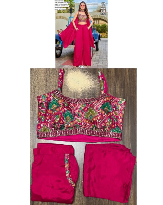 We Are Launching Ready To Wear Premium Quality Trendy Indo-western Collection