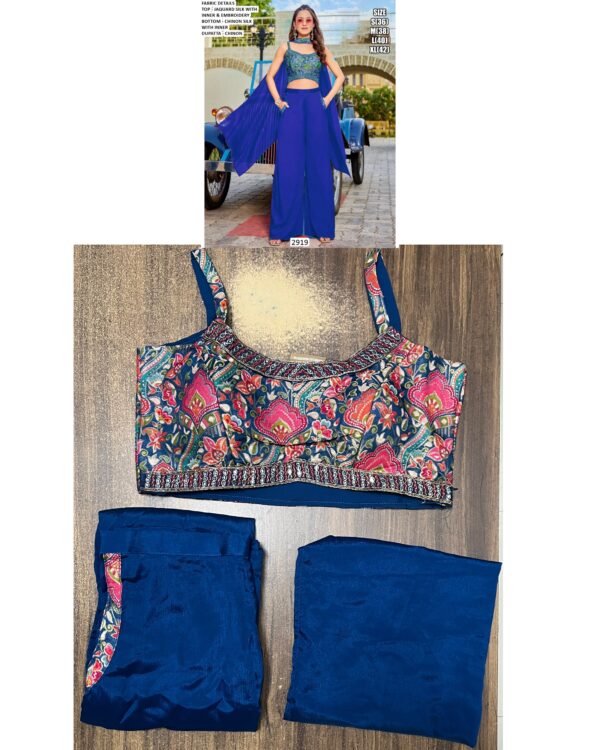 We Are Launching Ready To Wear Premium Quality Trendy Indo-western Collection