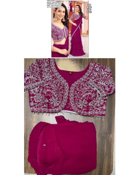 Shop One Minute Ready To Wear Sarees With Perfect Pleats And Matching Readymade Blouses