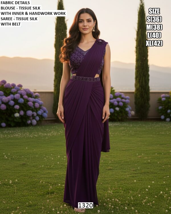 Grace Meets Glamour In This Ethereal Ready To Wear Sarees Adorned With Exquisite Handwork