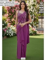 Grace Meets Glamour In This Ethereal Ready To Wear Sarees Adorned With Exquisite Handwork