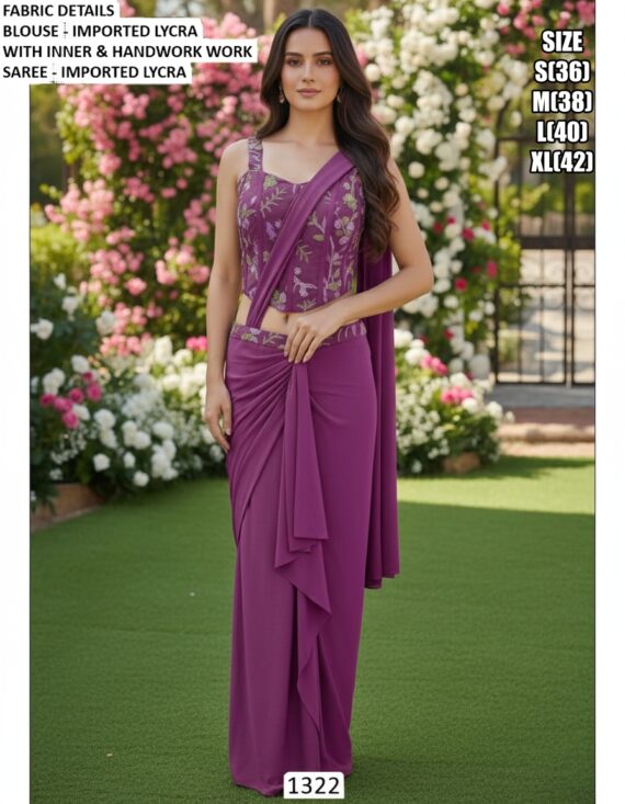 Grace Meets Glamour In This Ethereal Ready To Wear Sarees Adorned With Exquisite Handwork