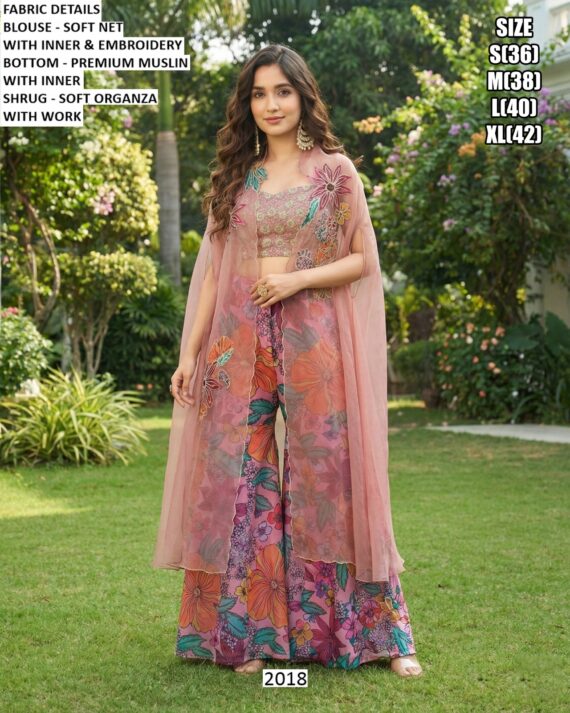 This Season, Celebrate Wedding Celebrations In Style With Our Vibrant Indo-Western Wear Collections