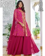 Buy Bandhani Printed Faux Georgette Wedding Wear Indian-Pakistani Suits In Three Beautiful Colours!!