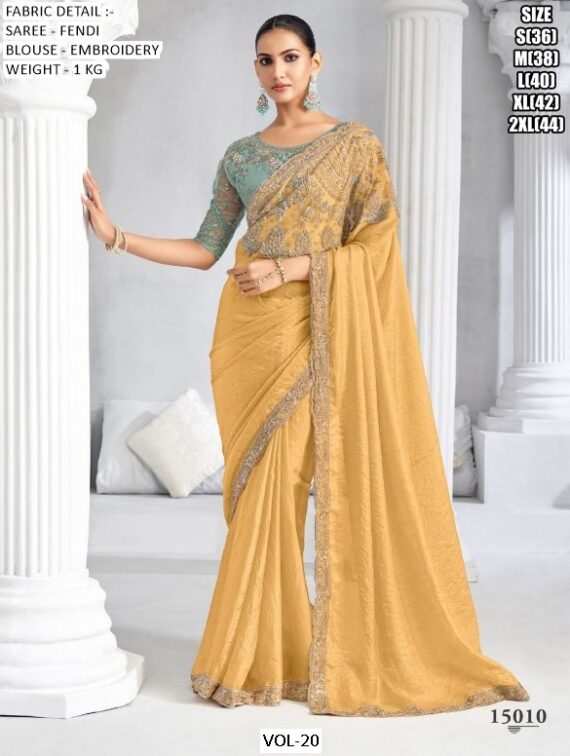 Luxury Party Wear Heavy Designer Un-Stitched Blouse With Sarees Make Your Look Perfact