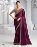 Luxury Party Wear Heavy Designer Un-Stitched Blouse With Sarees Make Your Look Perfact