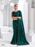 Luxury Party Wear Heavy Designer Un-Stitched Blouse With Sarees Make Your Look Perfact