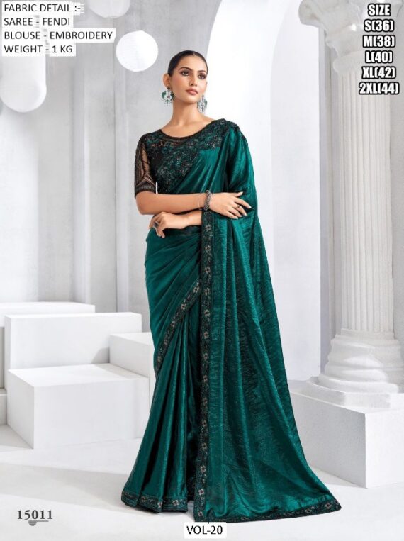 Luxury Party Wear Heavy Designer Un-Stitched Blouse With Sarees Make Your Look Perfact