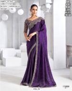 Luxury Party Wear Heavy Designer Un-Stitched Blouse With Sarees Make Your Look Perfact