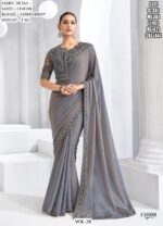 Luxury Party Wear Heavy Designer Un-Stitched Blouse With Sarees Make Your Look Perfact