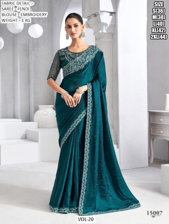 Luxury Party Wear Heavy Designer Un-Stitched Blouse With Sarees Make Your Look Perfact