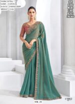 Luxury Party Wear Heavy Designer Un-Stitched Blouse With Sarees Make Your Look Perfact