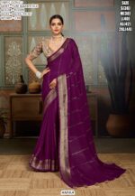 Stunning Bamber Silk Sarees Featuring Digital Print Work Perfact For Special Occasions