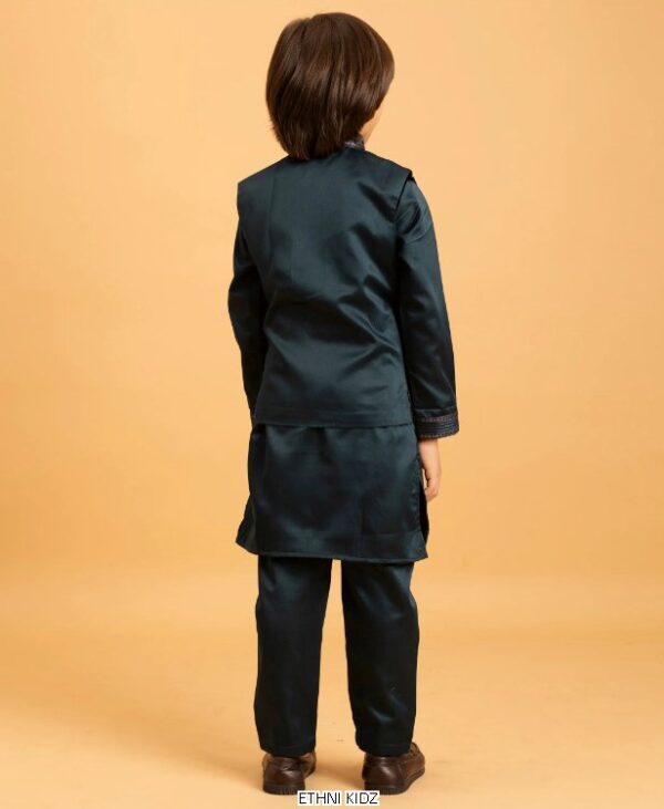 Let Your Little Prince Shine Bright In Our Stylish Kurta With Pant And Koti Collection 2025