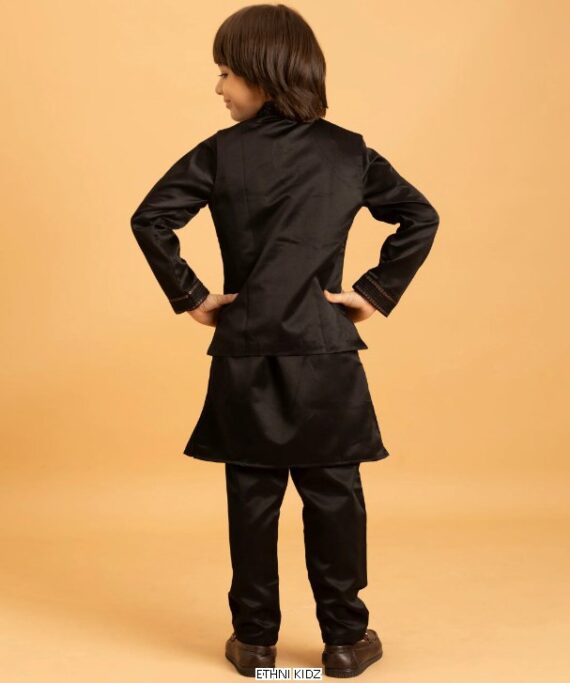 Let Your Little Prince Shine Bright In Our Stylish Kurta With Pant And Koti Collection 2025