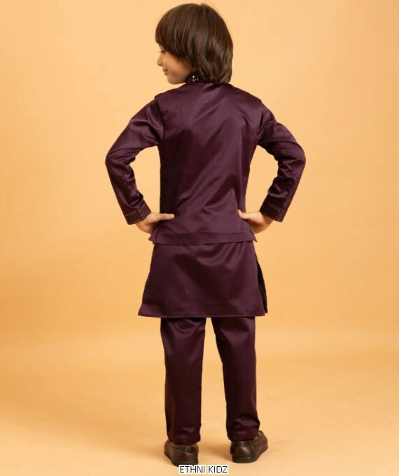 Let Your Little Prince Shine Bright In Our Stylish Kurta With Pant And Koti Collection 2025