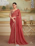 Appealing Embroidered Georgette Traditional Wedding Wear Sarees In Different Colours!!