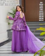 Silk Organza Casual Style Readymade Salwar Kameez In Four Colours With Digital Floral Work