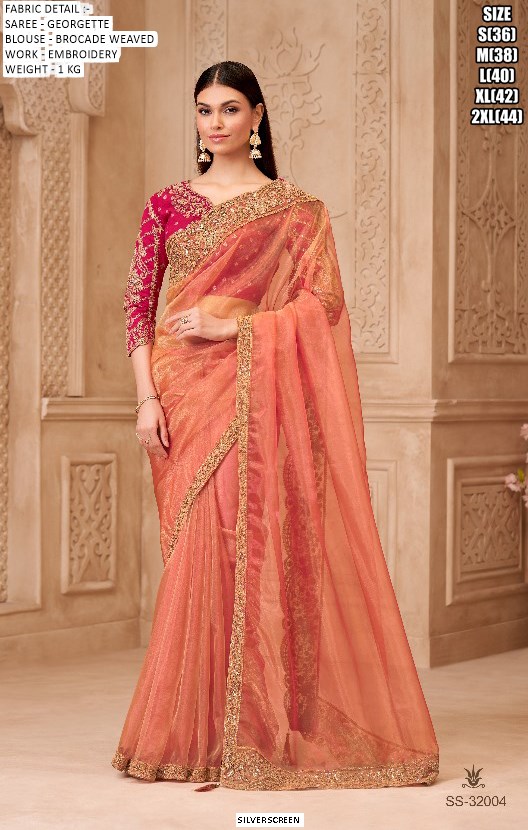 Special New Party Wear Sarees Launch! Most Beautiful Look Designer Un-Stitched Saree With Blouse