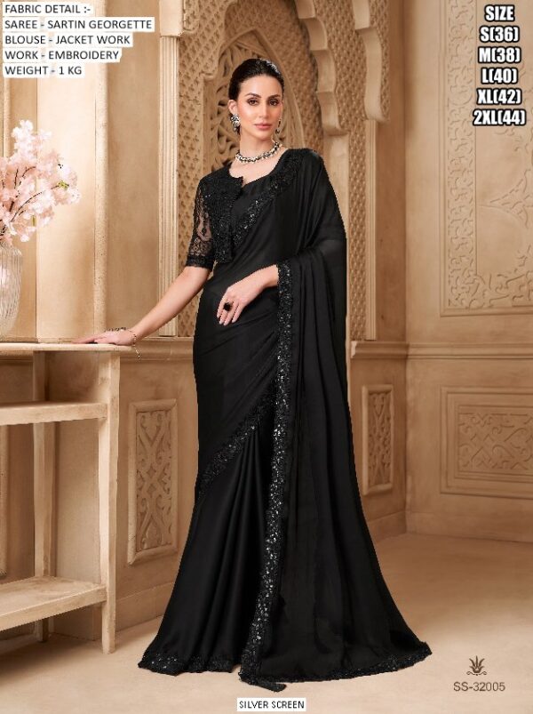 Special New Party Wear Sarees Launch! Most Beautiful Look Designer Un-Stitched Saree With Blouse