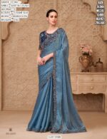 Special New Party Wear Sarees Launch! Most Beautiful Look Designer Un-Stitched Saree With Blouse