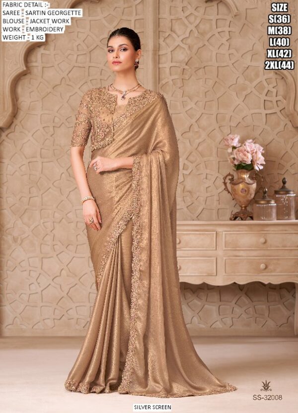 Special New Party Wear Sarees Launch! Most Beautiful Look Designer Un-Stitched Saree With Blouse