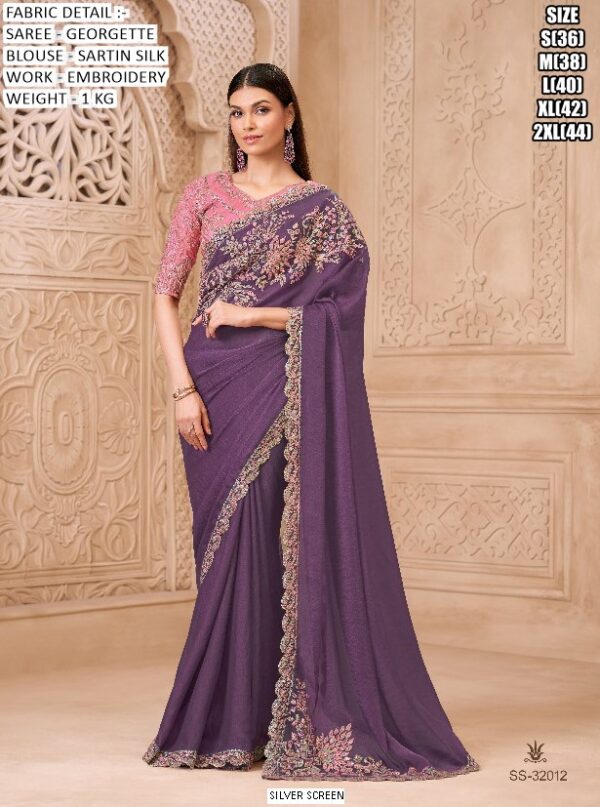 Special New Party Wear Sarees Launch! Most Beautiful Look Designer Un-Stitched Saree With Blouse