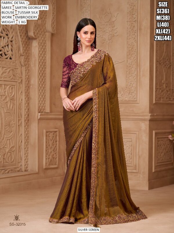 Special New Party Wear Sarees Launch! Most Beautiful Look Designer Un-Stitched Saree With Blouse