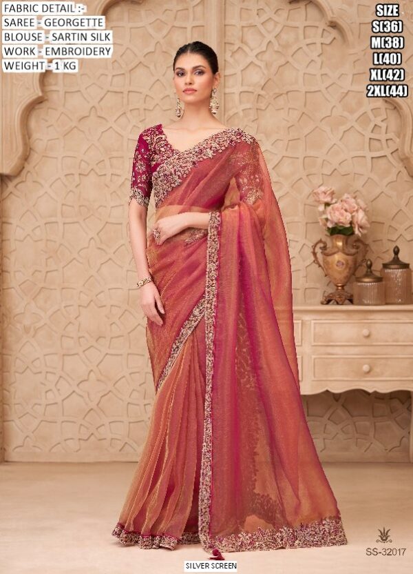 Special New Party Wear Sarees Launch! Most Beautiful Look Designer Un-Stitched Saree With Blouse