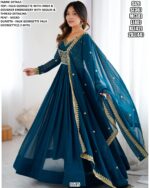 Faux Georgette Beautifully Designer Party Wear Anarkali Dress With Dupatta (Two-Piece Catalogue)