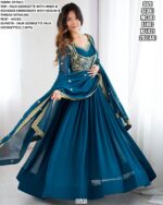 Faux Georgette Beautifully Designer Party Wear Anarkali Dress With Dupatta (Two-Piece Catalogue)