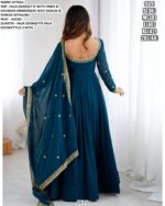 Faux Georgette Beautifully Designer Party Wear Anarkali Dress With Dupatta (Two-Piece Catalogue)