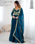 Faux Georgette Beautifully Designer Party Wear Anarkali Dress With Dupatta (Two-Piece Catalogue)