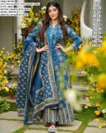 Elevate Your Everyday Attire With These Heavy Digital Printed Muslin Kurti Set And Dupatta