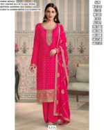 Self Weaving Viscose Silk Straight Cut Un-Stitched Salwar Kameez Suits (Festive Wear)