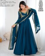 Faux Georgette Beautifully Designer Party Wear Anarkali Dress With Dupatta (Two-Piece Catalogue)