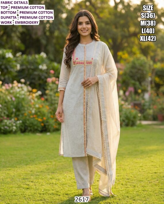 Buy Premium Cotton Kurti Set With Dupatta Make A Stellar Addition To Your Casual Wardrobe