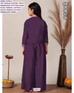 Shop Latest Kid's Indo-Western Dresses In Roman Fabric With Beautiful Embroidery Work!